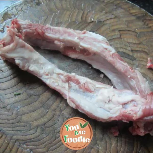 Braised spareribs with soy sauce