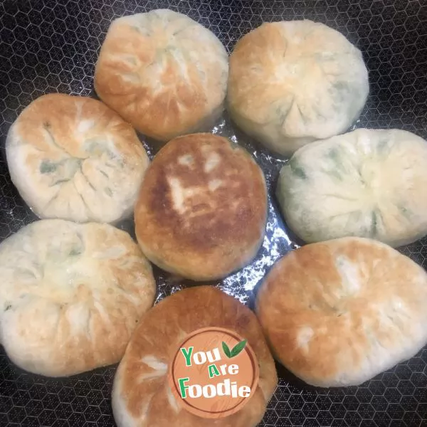 Hair Noodles Fried Chinese leek dumplings