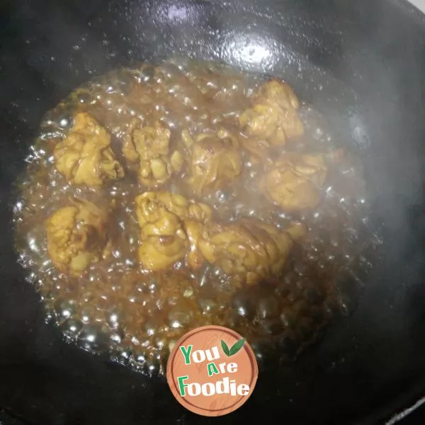 Braised chicken leg