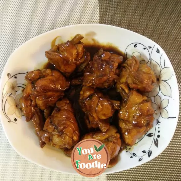 Braised chicken leg