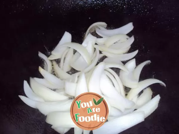 [Korean style] fried rice cake with squid and sweet potato