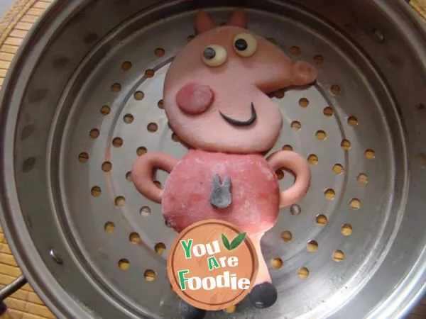 Peppa Pig steamed bread