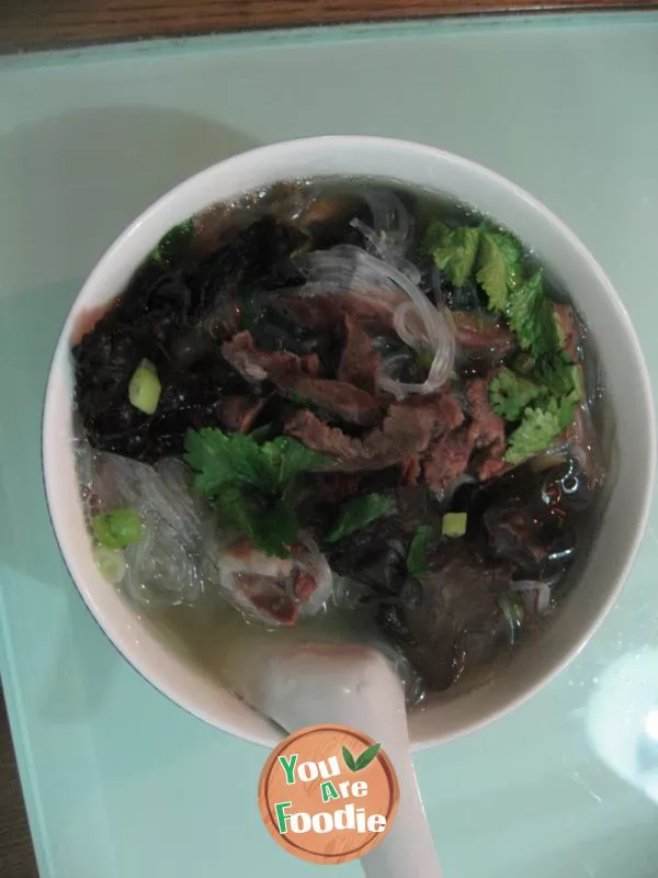 Mutton offal soup