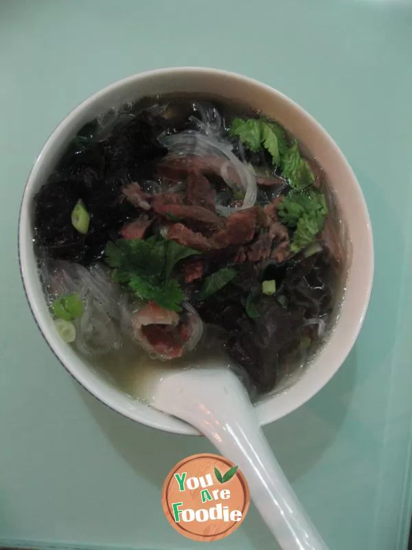 Mutton offal soup