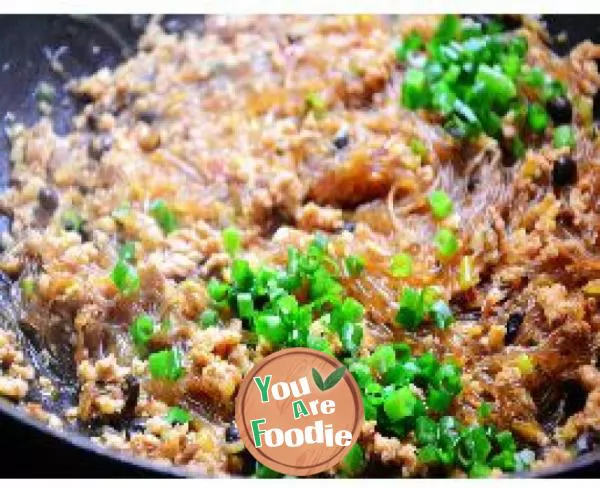 Minced meat vermicelli