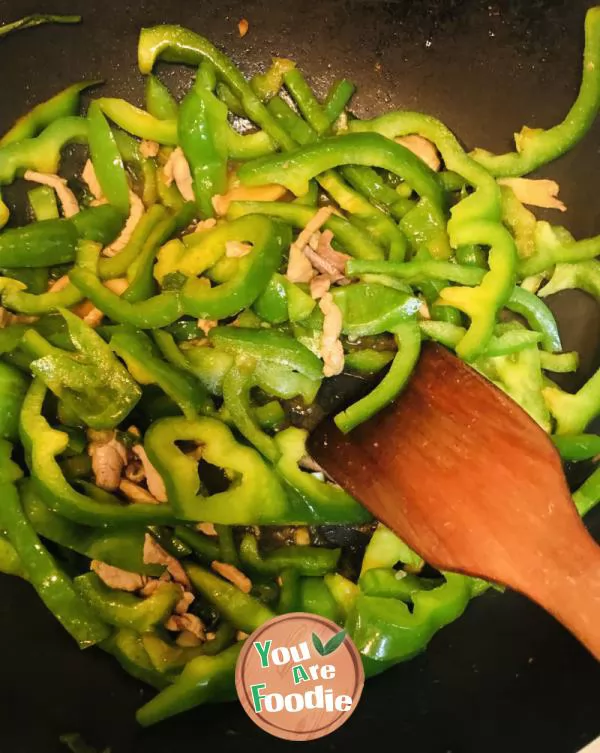 Sauteed Shredded Pork with Green Pepper