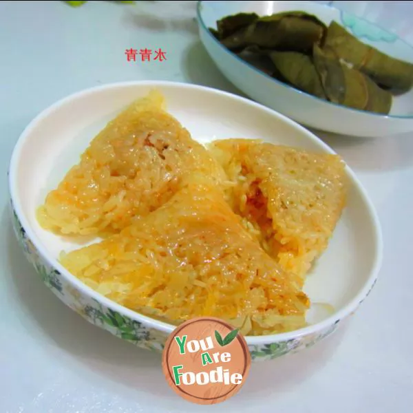 Glutinous-rice-dumpling-leaf-meat