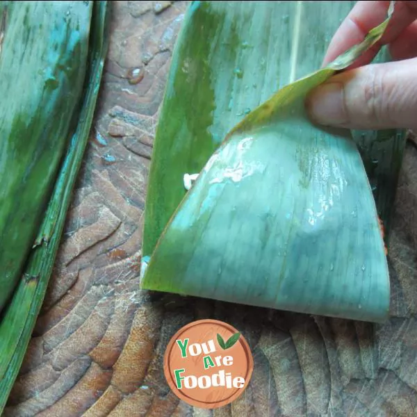 Glutinous rice dumpling leaf meat