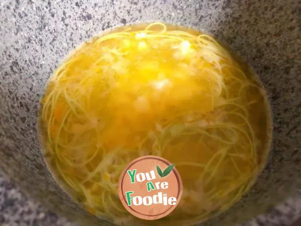 [baby food] 10m+, COD egg yolk iron noodles