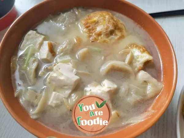 Mushroom Tofu Soup