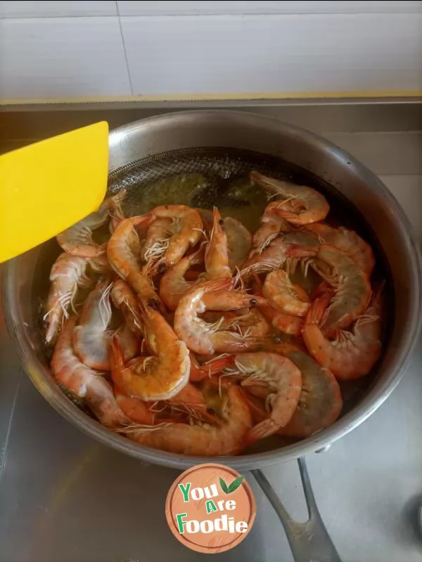 Spicy shrimp pot