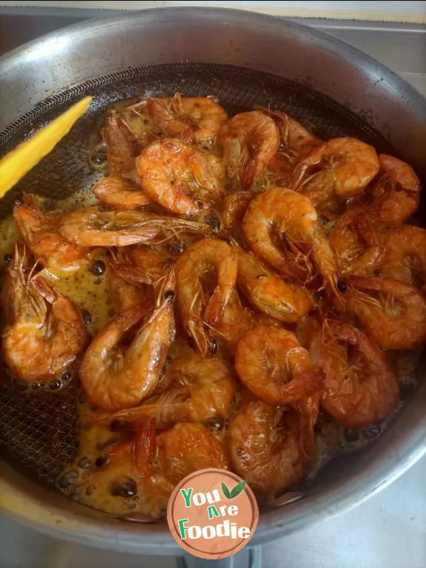 Spicy shrimp pot