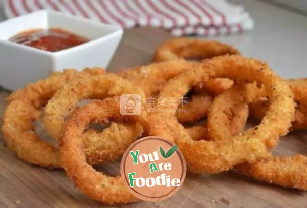 Fried onion rings