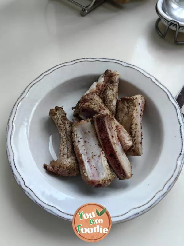 Spareribs with brown sauce