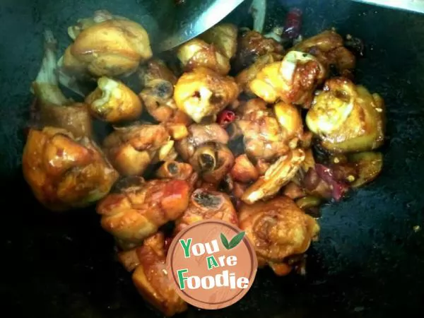 #Warm food \yellow braised chicken