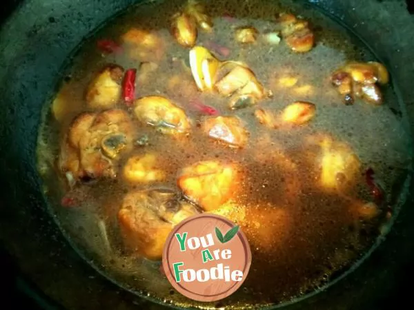 #Warm food \yellow braised chicken