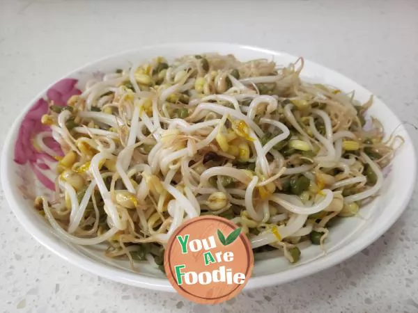 Stir fried mung bean sprouts