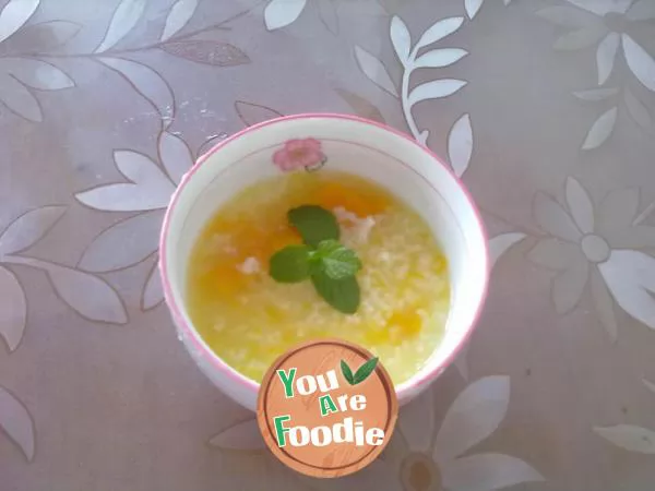 Taste of autumn - Golden pumpkin porridge