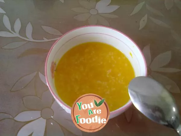 Taste of autumn - Golden pumpkin porridge