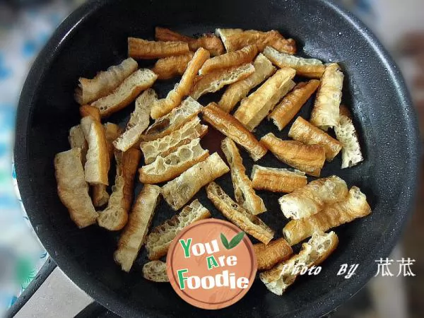 [simple home cooking series 2] fried towel gourd