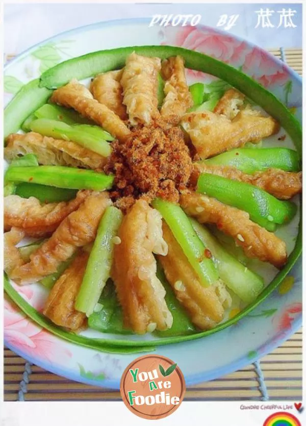 [simple home cooking series 2] fried towel gourd