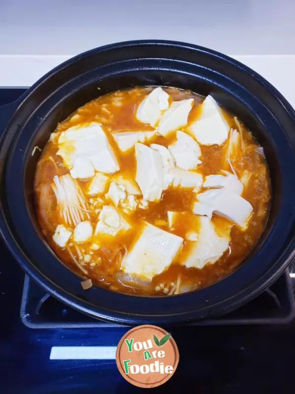 Respect for Winter~Pickled Vegetable and Tofu Pot