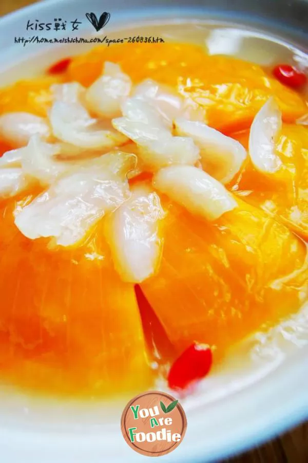 [Anhui-cuisine]:-Lily-and-golden-melon