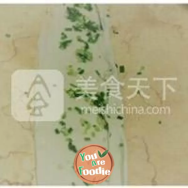 [scalded scallion oil cake] - the more you chew, the more delicious it becomes. I can't stop