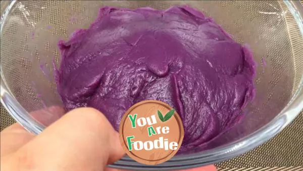 Milk flavored purple potato paste filling is easy to make and versatile.