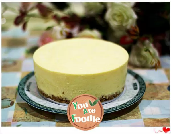 No one can match your beauty --- no bake Mango Cheese Cake