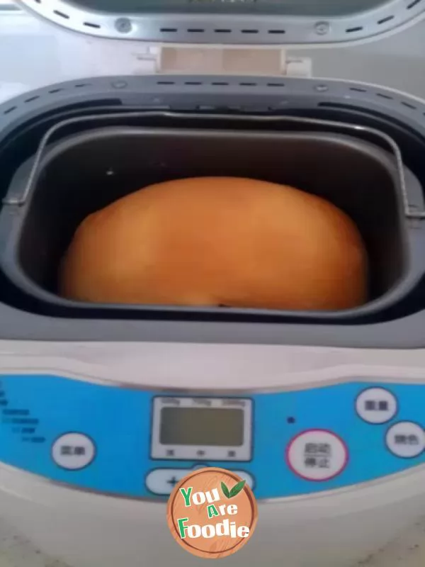 Coconut flavored raisin bread - bread machine version