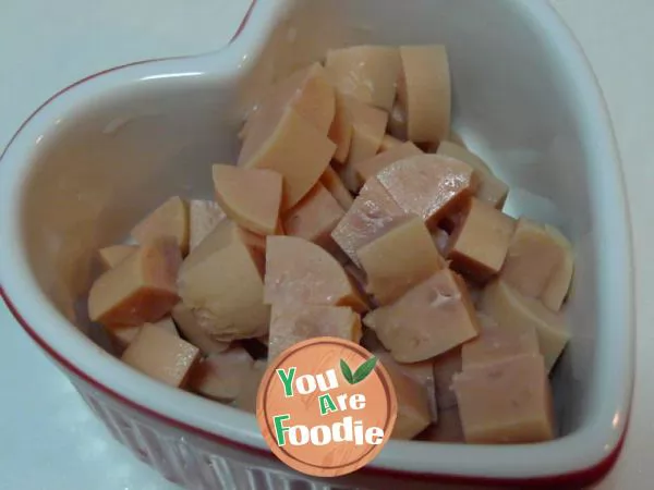 [colorful diced tofu] healthy and beautiful