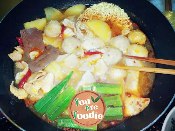 Simple lazy hotpot