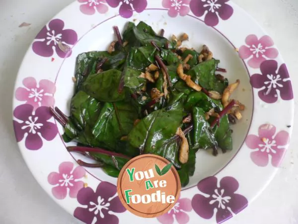 Fried emperor's seedling with salted fish