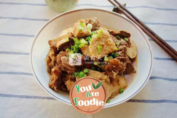 Braised spareribs with Taro