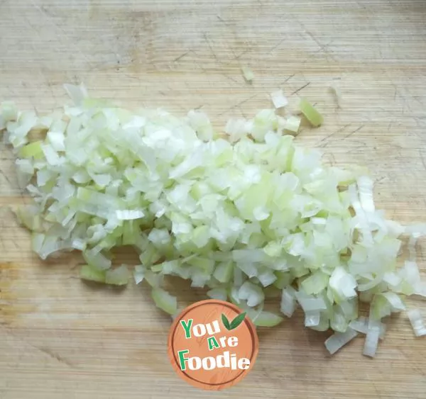 Steamed bun slices with Scallion