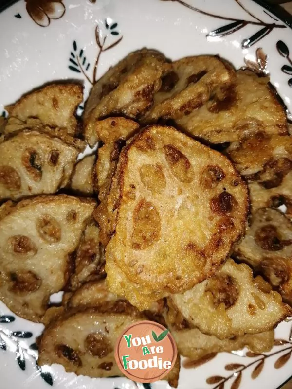 deep-fried lotus root sandwich