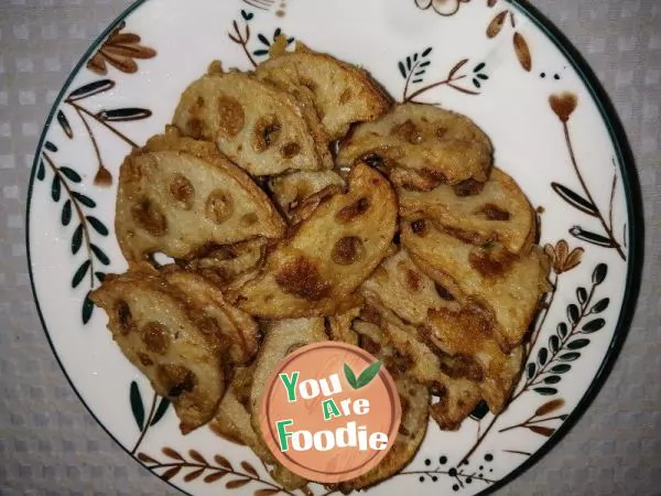 deep-fried lotus root sandwich