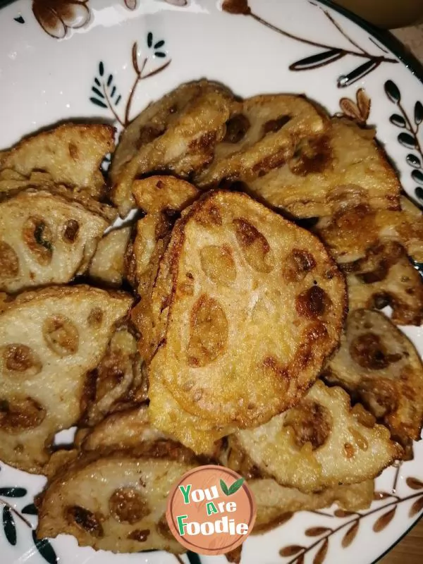 deep-fried lotus root sandwich