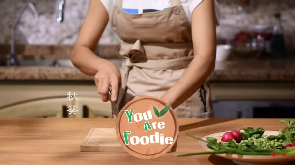 French salad on the table