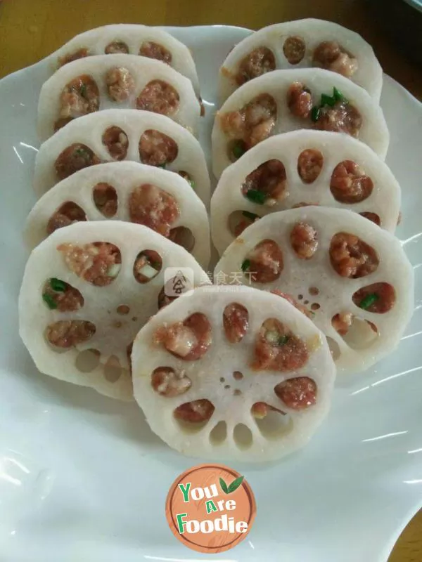 Fried lotus root