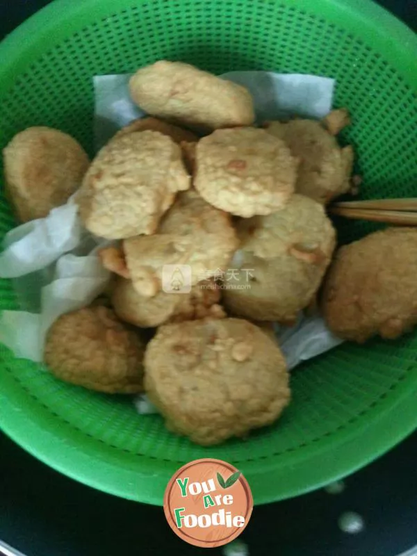 Fried lotus root