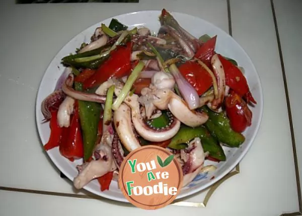 Fried-squid-with-pepper