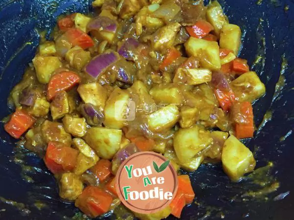 Chicken with Potato Curry