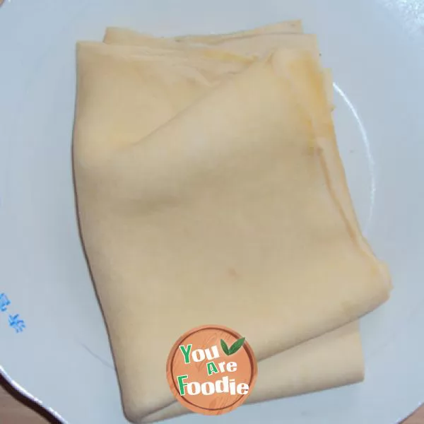 Tofu skin vegetable roll
