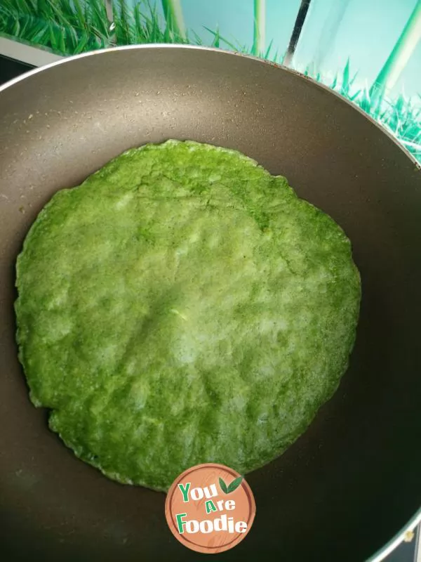 Spinach egg cake