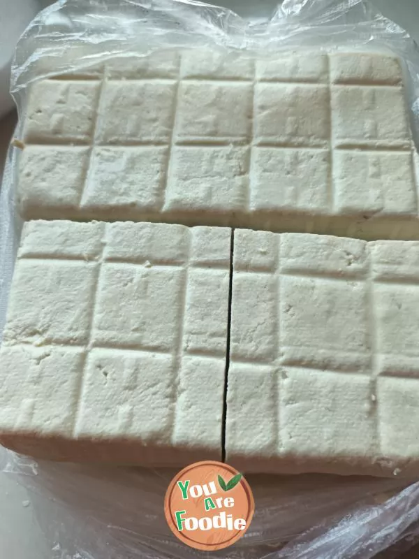 Homemade dried tofu