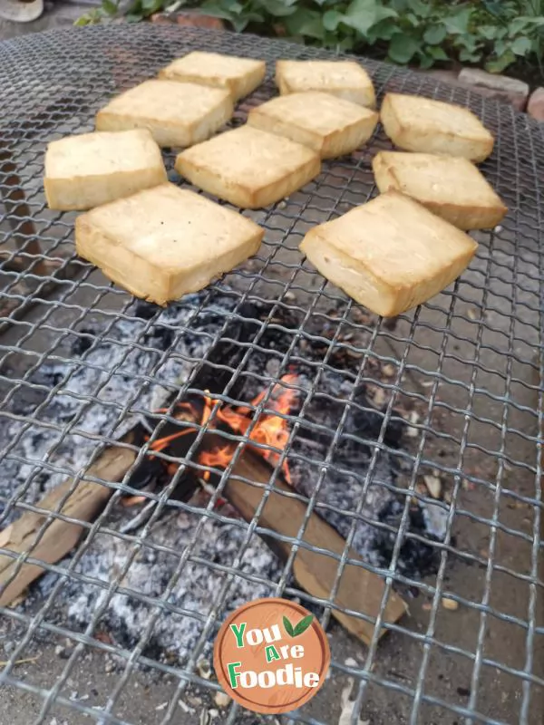 Homemade dried tofu