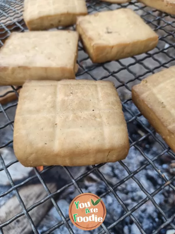 Homemade dried tofu