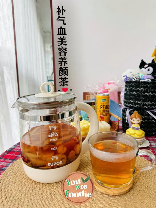 During the menstrual period, you can drink a tea that nourishes qi, blood, beauty, and beauty